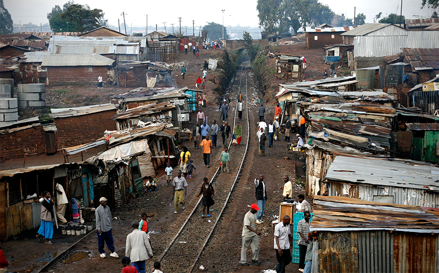 Une rue en Afrique